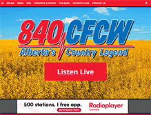 Tablet Screenshot of cfcw.com